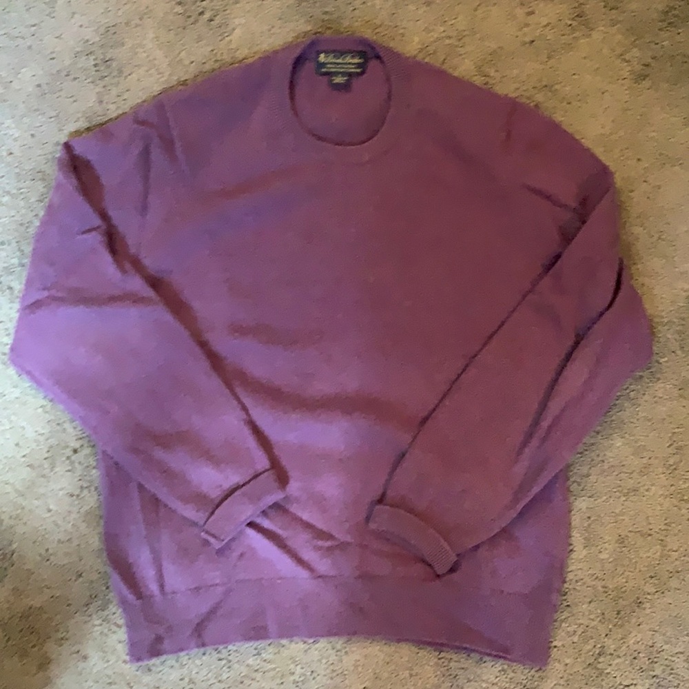 Brooks Brothers Purple Cashmere Sweater